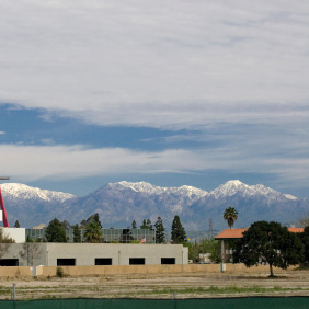 The Rarely Seen Mountains behind Anaheim