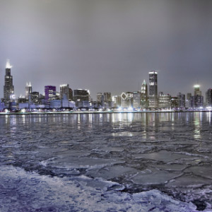 Chicago Winter Skyline