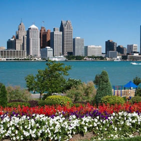 The Beautiful Detroit Skyline