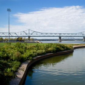 A view from the Waterfront Park