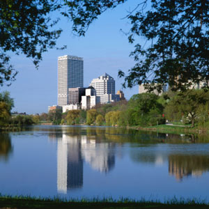 Downtown Reflections of Milwaukee