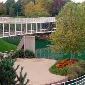 Footbridge at the Oklahoma City Botanical Gardens