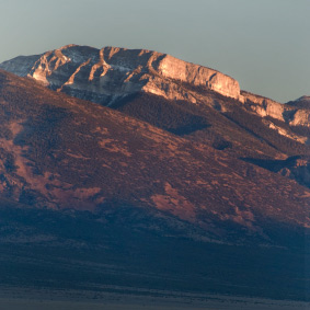 Gref Cliffs and Sagebrush in the Great Basin National Park