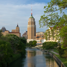 The Riverwalk in Downtown San Antonio
