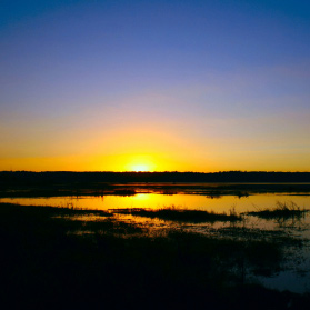 Sunset at Lake Jackson, Tallahassee