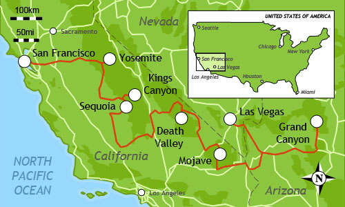 Jurnii RV - San Francisco 21 Days Itinerary