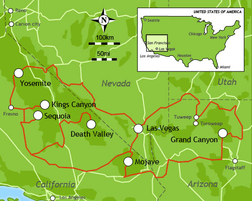 Jurnii RV - Las Vegas 21 Days Itinerary